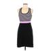 Title Nine Active Dress: Black Color Block Activewear - Women's Size Medium