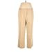 Lafayette 148 New York Khaki Pant: Tan Solid Bottoms - Women's Size 14