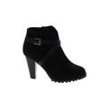 2 Lips Too Ankle Boots: Black Shoes - Women's Size 7