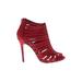 Dollhouse Heels: Red Shoes - Women's Size 6