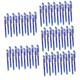 Operitacx 60 Pcs Erasable Pen Bulk Black Pens Blue Ink Pens Fine Point Gel Pens Black Gel Pens Extra Fine Ballpoint Pens Bulk Ink Pens Suit for Blue Suits Office Pen Liquid Pupils Abs