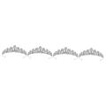 TOVINANNA 4pcs Diamond Tiara Decor Bridal Headpieces for Wedding Tiaras and Crowns for Women Wedding Party Tiara Crown-shaped Bride Tiara Bridal Tiara Women Tiara Zinc Alloy Hair Accessories