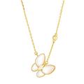 HAODUOO Butterfly Necklaces for Women Personality Butterfly Necklace Simple and Delicate Design Suitable for Rose Gold