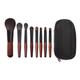 Makeup Brush Set 8PCS Makeup Brush Set With Bag Soft and Comfortable Brush Head Small Set of Makeup Brushes Lightweight and Portable for Women and Girls