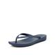 Fitflop Iqushion Ergonomic Flip-Flops, Men Open Toe Sandals, Blue (Midnight Navy 399), 12 UK (47 EU)