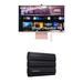 Samsung M80C 32" 4K Webcam Monitor & 4TB T7 Shield Portable SSD Kit (Sunset Pink / LS32CM80PUNXZA