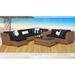 Laguna 10 Piece Outdoor Wicker Patio Furniture Set 10b