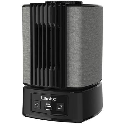 Lasko Products SlumberBreeze 2-in-1 Personal Fan With White Noise, Black