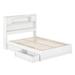 Hadley Platform Bed with Panel Footboard and Storage Drawers