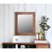 HomeRoots 46" Brown Dresser Solid Wood Mirror