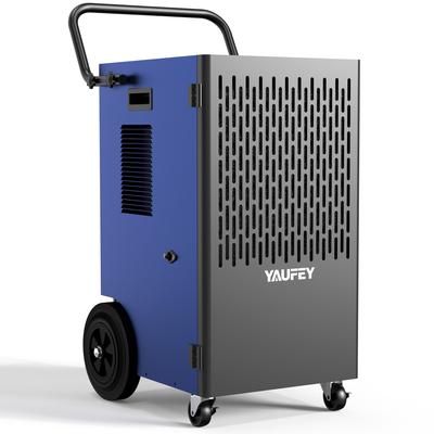 Yaufey 155 Pints 8000 Sq. Ft Commercial Large Dehumidifier with Pump, Drain Hose and Washable Filter