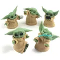 Heiße 5 stücke Star Wars Spielzeug meister Baby Yoda Darth PVC Action figur Anime Figuren Sammlung