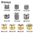 1/4 M4 M5 M6 a 3/8 pollici Viti di conversione universali per fotocamera Dado Treppiede Monopiede Testa a sfera Accessori per fotografia Adattatore di montaggio