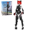2024 NEW Robot Girl Mobile Suit Girl Mecha Robot femminile Cat Girl Building Block Set con manuale