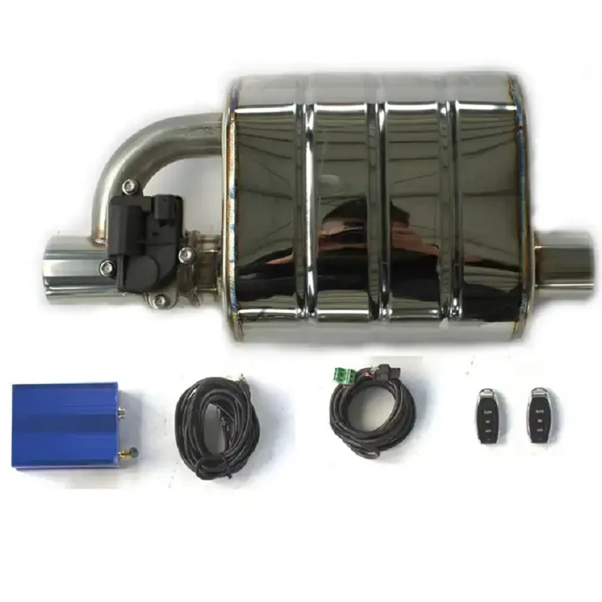 Universal 2,0 & 2,5 & 2,75 & 3,0 zoll Auspuff Schalldämpfer Elektrische Schalldämpfer Ventil Schalldämpfer Auslass Ventil Ausschnitt Ventil mit Fernbedienung Image
