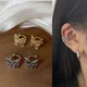 Neue Mode kein Piercing hohlen Schmetterling Metall Ohr clips Clip Ohrringe Knorpel Ohrschmuck