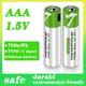 Aaa 1 5 v 750mwh wiederauf ladbare batterie usb li-ion batterie 1 5 v konstante spannung TYPE-C