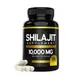 A bottle of organic Shilajit capsules helps with memory and energy supplementation promoting