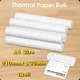 1 Roll A4 Thermal Paper 210mm Width Diameter 30mm Printer Paper Fit for Peripage A40 Phomemo M08F S8