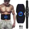 Abs Slimming Belt EMS Abdominal Muscle Stimulator Smart Fitness Muscle Toner Stimulation For Body