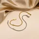 Dainty Round Snake Chain Bracelets for Women Girls Chic 2MM Waterproof Stainless Steel Link Charm