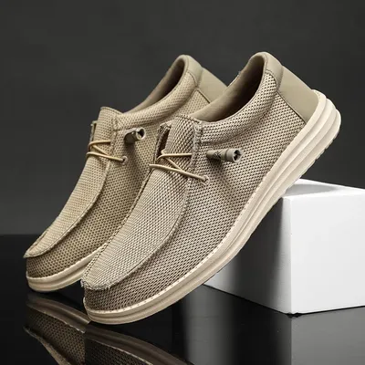 Plus Big Size 50 51 Dude Canvas Shoes Men Casual Slip on Shoes Alpargatas Hombre Moccasins Mocassin
