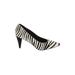 Isaac Mizrahi Heels: Pumps Stilleto Cocktail Party Ivory Zebra Print Shoes - Women's Size 9 1/2 - Pointed Toe