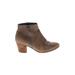 Crown Vintage Ankle Boots: Brown Shoes - Women's Size 7 1/2