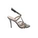 Pura Lopez Heels: Black Shoes - Women's Size 38 - Open Toe