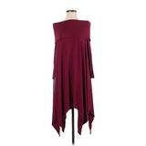 BCBGMAXAZRIA Casual Dress - DropWaist Off The Shoulder Strapless: Burgundy Dresses - New - Women's Size Small