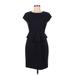 J.Crew Casual Dress - Sheath: Black Dresses - Women's Size 6 Petite