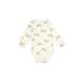 Just One You Made by Carter's Long Sleeve Onesie: Ivory Floral Motif Bottoms - Size 18 Month