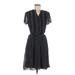 Robert Louis Casual Dress: Black Dresses - Women's Size Medium