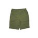 D&Co. Shorts: Green Solid Bottoms - Women's Size 1X