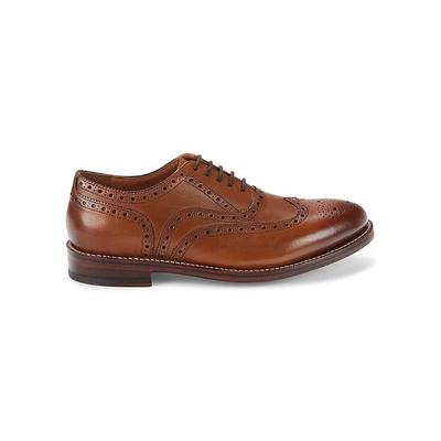 Hendrix Leather Wingtip Brogues - Brown - Allen Edmonds Lace-Ups
