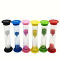 6pcs, Montessori Toy Hourglass - 6-color Classroom Game Clock Timer-anti-drop & Fun!