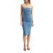 Vanda Denim Strapless Dress