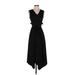 Halogen Casual Dress - High/Low: Black Dresses - Women's Size X-Small