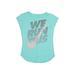 Nike Active T-Shirt: Teal Sporting & Activewear - Kids Girl's Size 6X