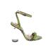 Schutz Heels: Green Shoes - Women's Size 8 - Open Toe