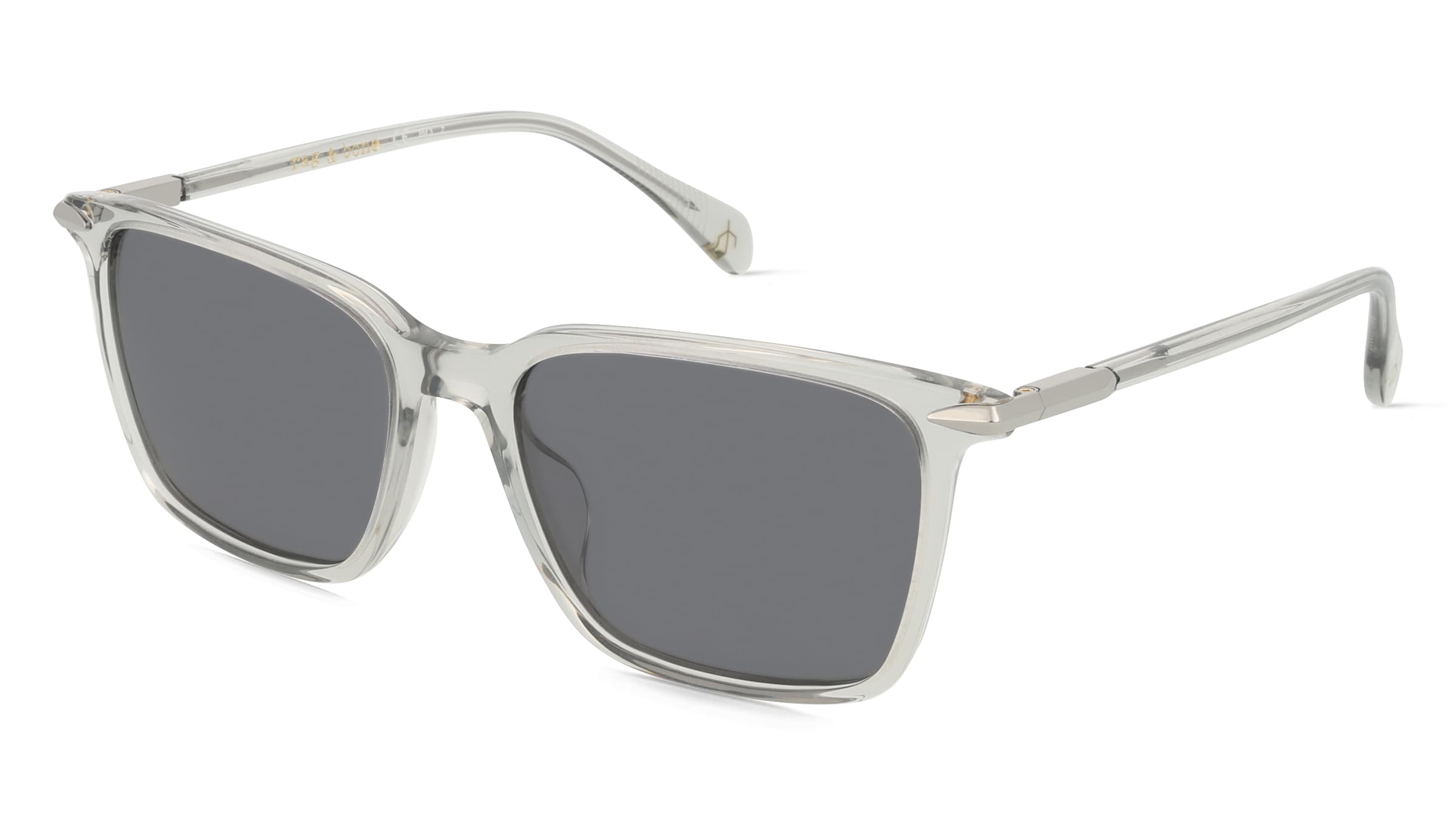 Rag & Bone RNB5028/G/S Herren-Sonnenbrille Vollrand Quadratisch Acetat-Gestell, grau