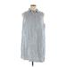Tahari Casual Dress - Shirtdress: Gray Dresses - Women's Size 1X