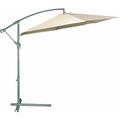 Gdlc - Ombrellone da giardino in alluminio tondo 300 cm orientabile multiposizione colore Beige