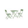 Bizzotto - Set per Esterno Bistrot Yvonne Verde Salvia - 3PZ - 803568