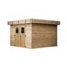 Foresta - la casetta thalasso in legno Dimensioni 300x300 h 234 pareti 28mm