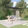 Maison du'Monde - Gazebo Antracite 3x3 m 180 g/m² Tessuto e - Antraciet