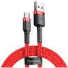 Cavo rosso flessibile e durevole usb-c QC3.0 3A 0,5M