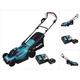 Rasaerba a batteria Makita dlm 330 rt 18 v 33 cm 30 l + 1x batteria 5,0 Ah + caricabatterie