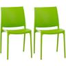 CLP - Set di 2 sedie Maya verde