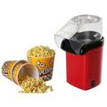 Trade Shop Traesio - Mini Macchina Per Pop Corn Ad Aria Calda 1200w Coperchio Rimovibile Con